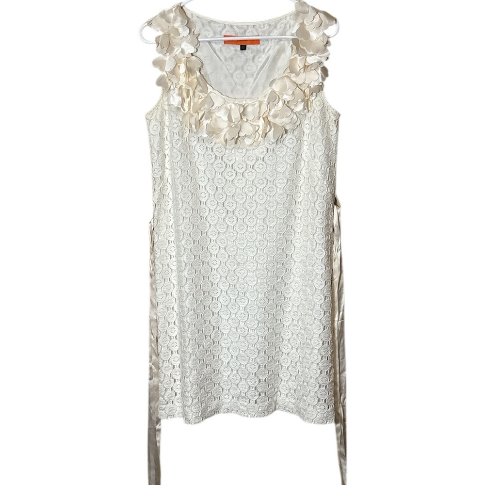 Cynthia Steffe Cream Lace Mini Drees,size 10 - Picture 3 of 8